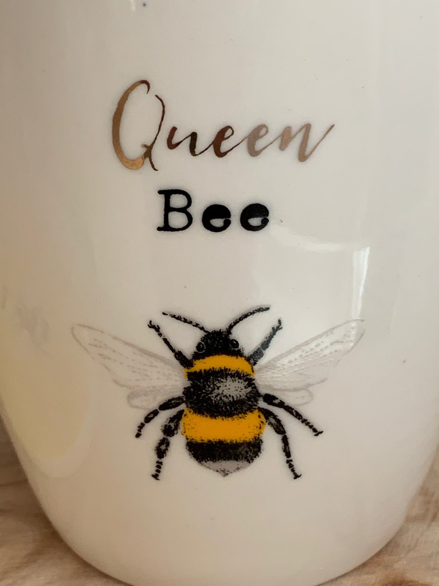 Queen Bee mug & coaster set