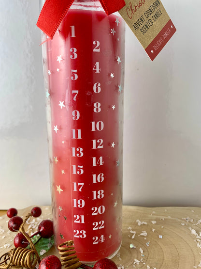 Vanilla Advent Candle - 2 colours