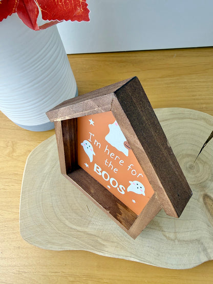 Spooktacular Halloween mini frame - I'm here for the Boos
