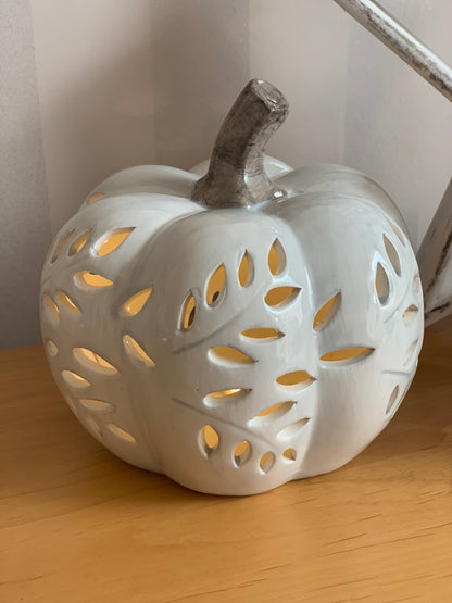 Cutout LED Grey Pumpkin