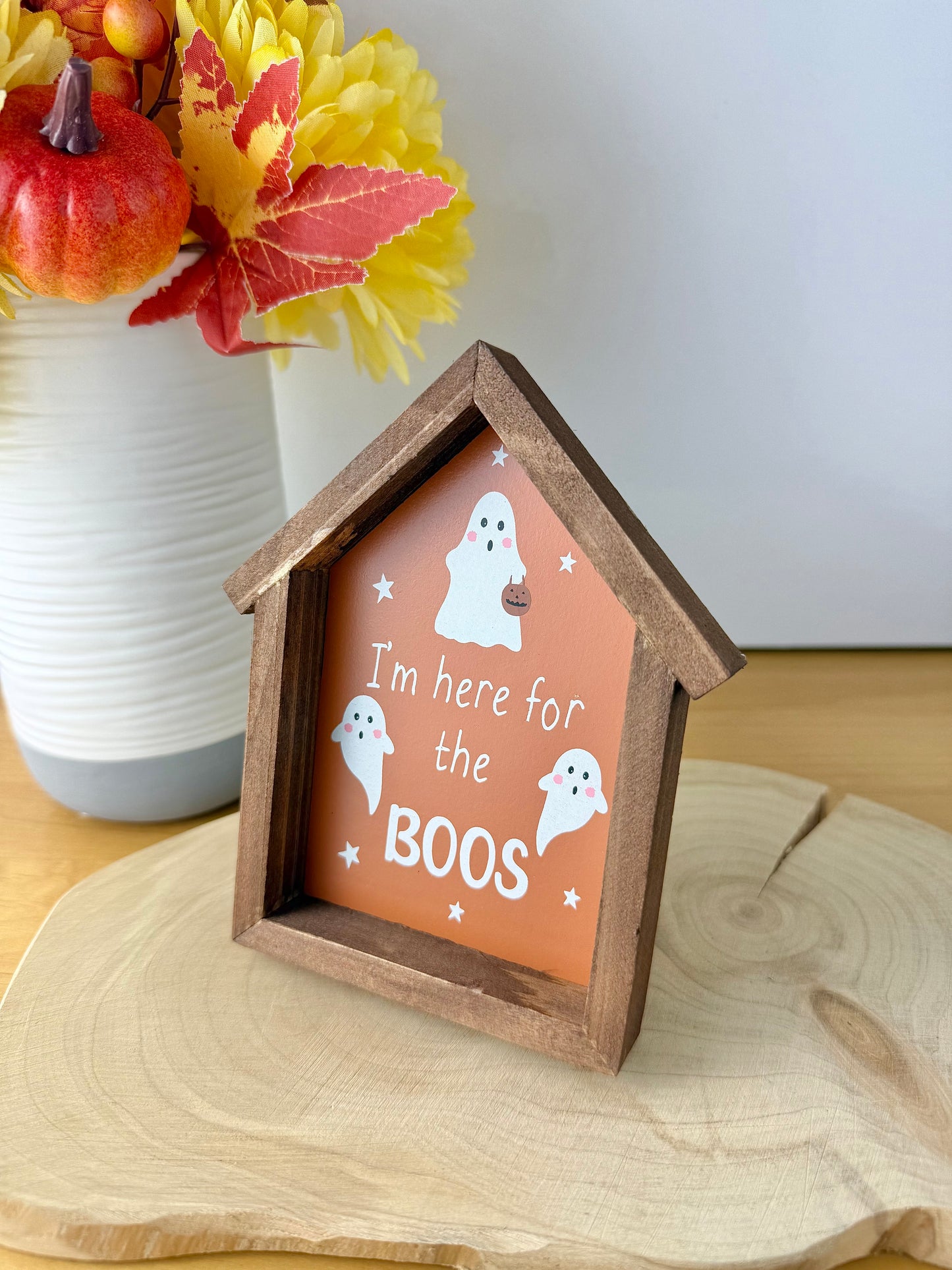 Spooktacular Halloween mini frame - I'm here for the Boos