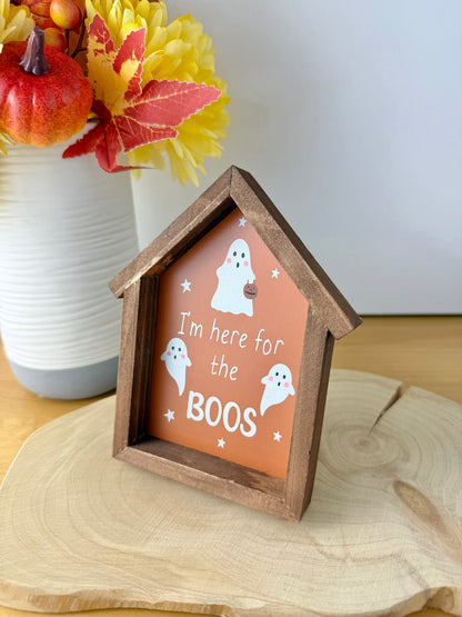 Spooktacular Halloween mini frame - I'm here for the Boos