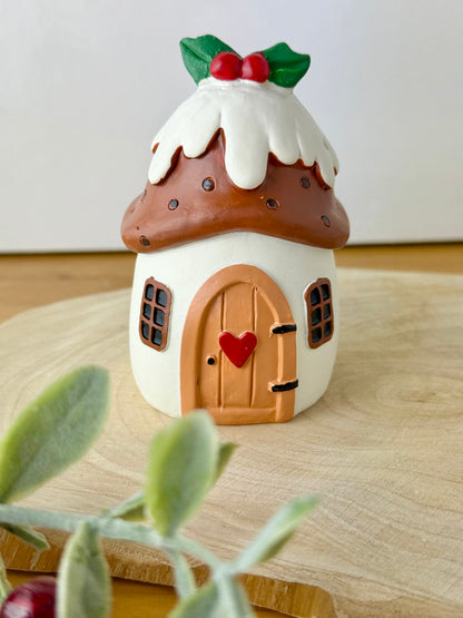 Christmas Pudding House - 2 sizes