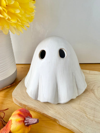 Light up Ceramic Ghost - 2 sizes