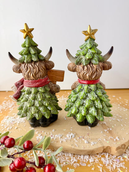 Highland Cow Christmas Tree Costume - 2 designs