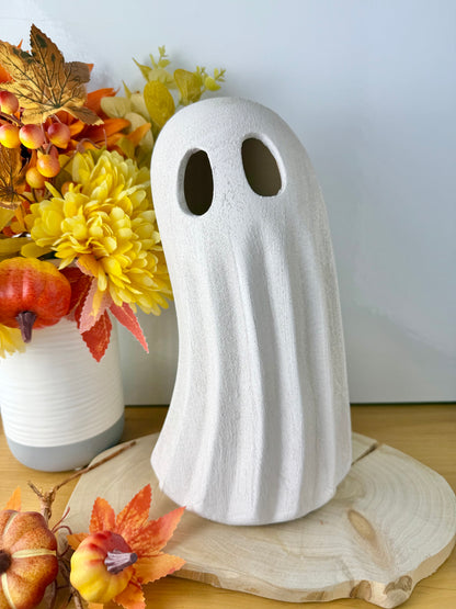 White ghost figure/decoration - 2 sizes