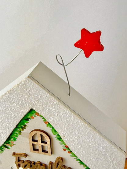 Holly Cottage Family Christmas Block