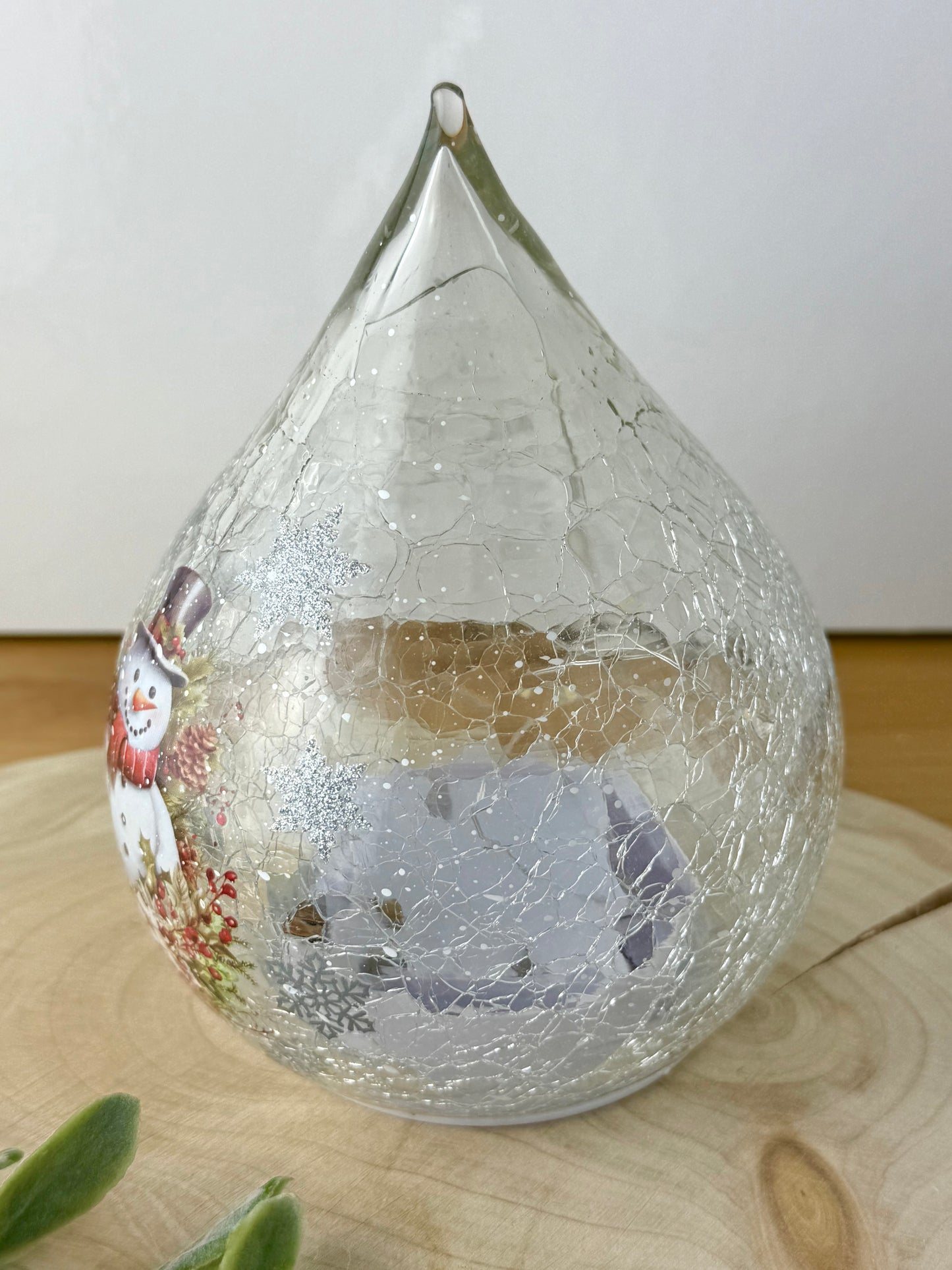 Light up Snowman Teardrop