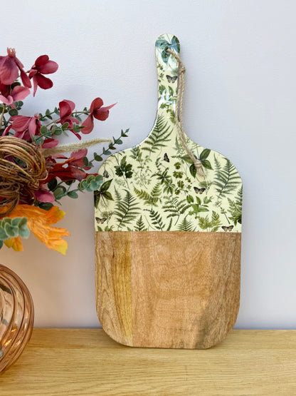 Wooden Fern Print Chopping Board