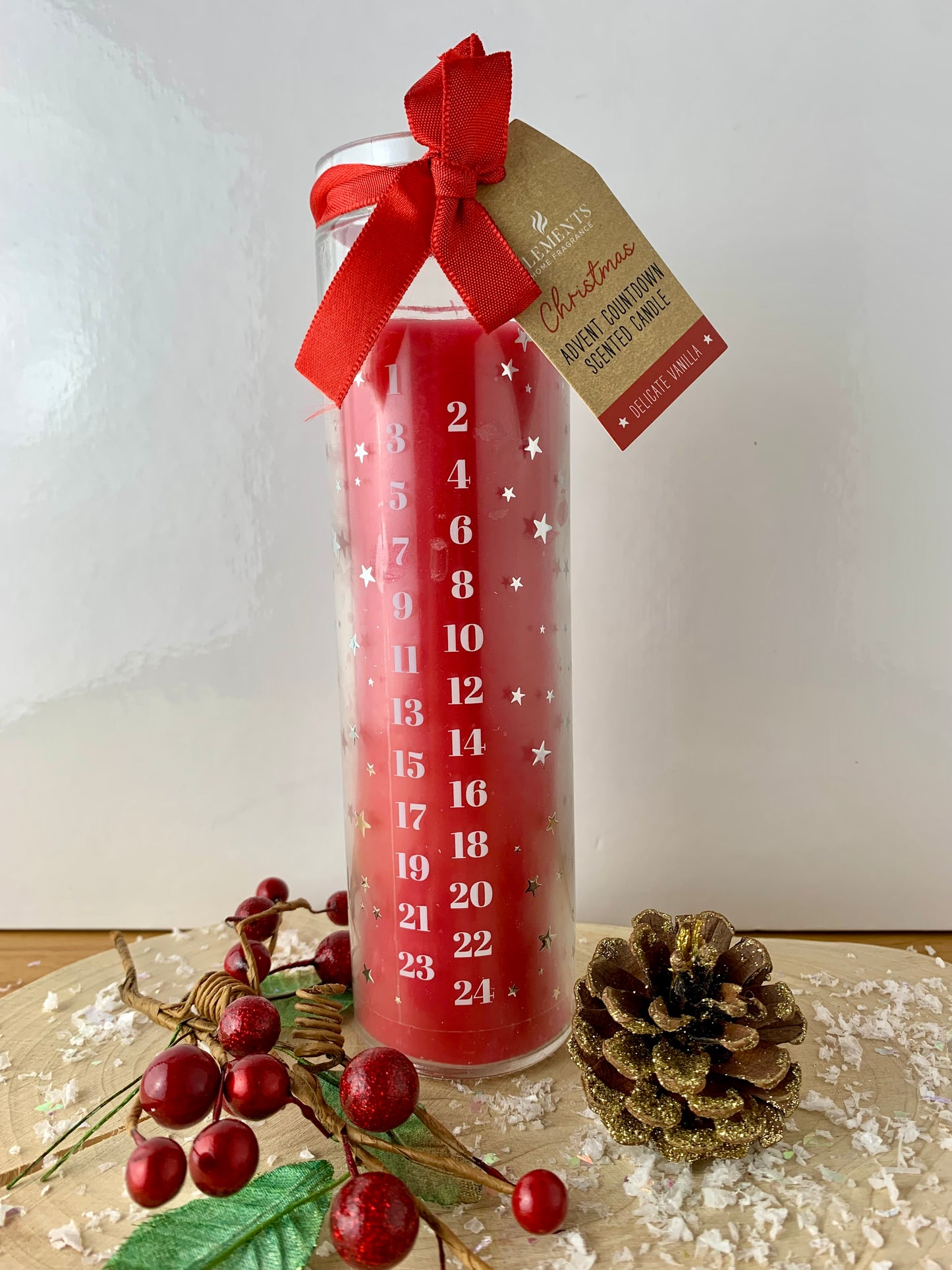 Vanilla Advent Candle - 2 colours