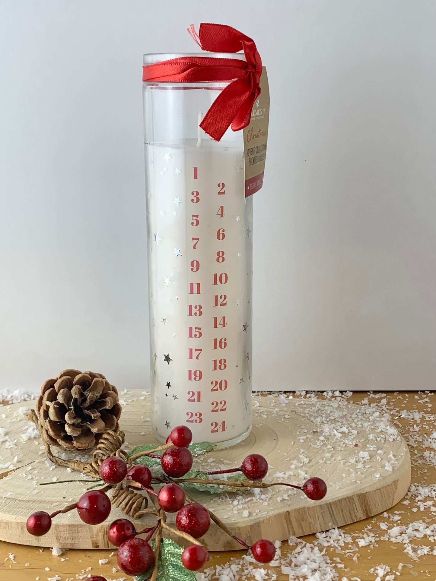 Vanilla Advent Candle - 2 colours