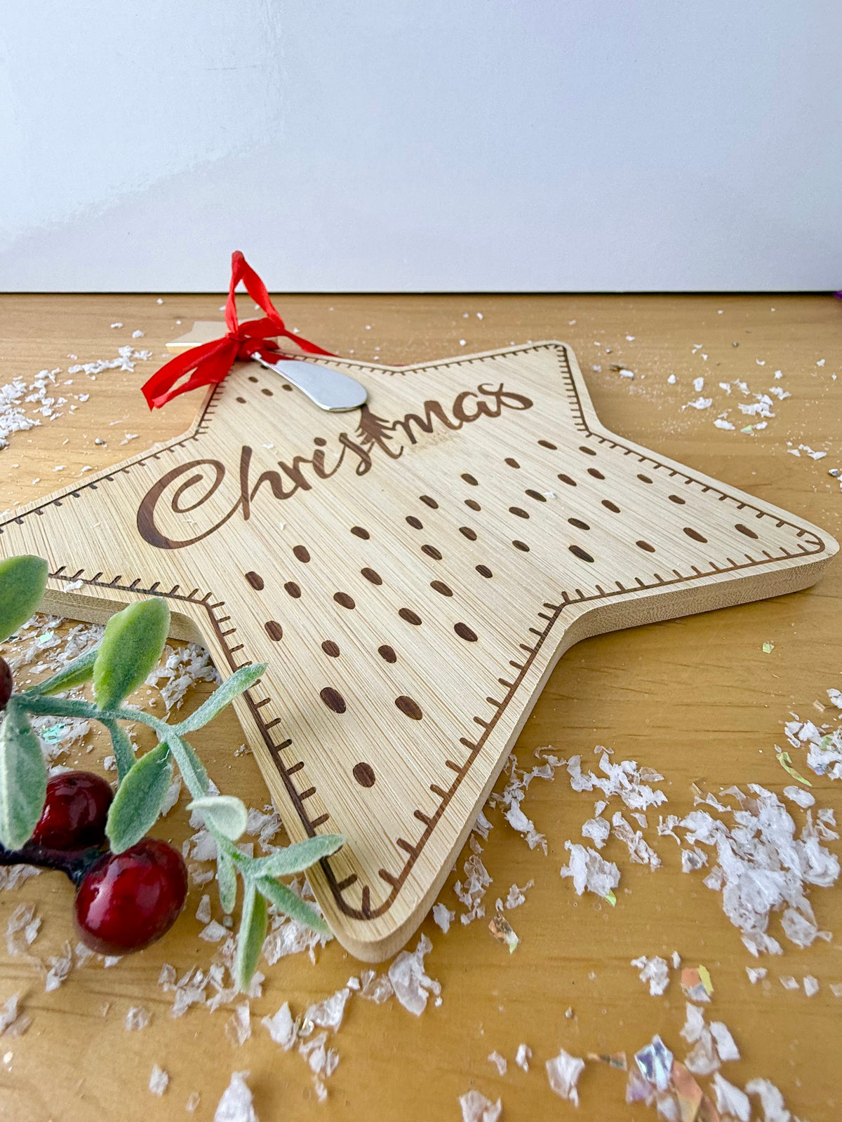 Christmas Star Cheese Board