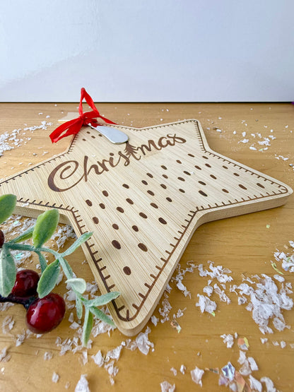 Christmas Star Cheese Board