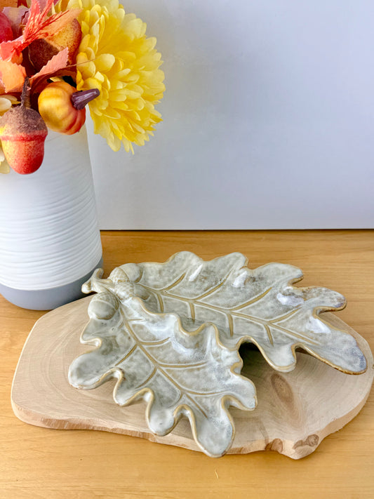 Oak Leaf Dish - double leaf
