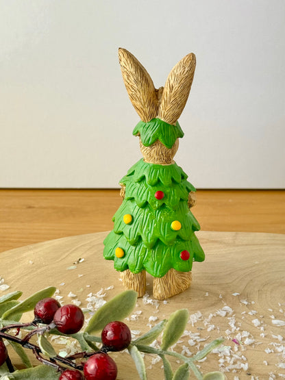 Jasper Rabbit in Christmas Tree Costume