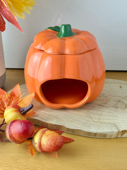 Orange Pumpkin Face Oil Burner/Wax melt burner