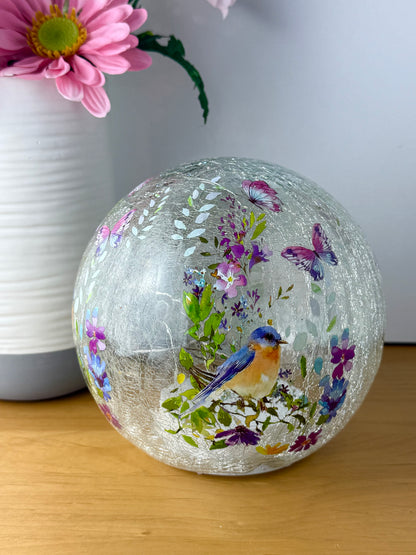 Floral Bird LED Ball