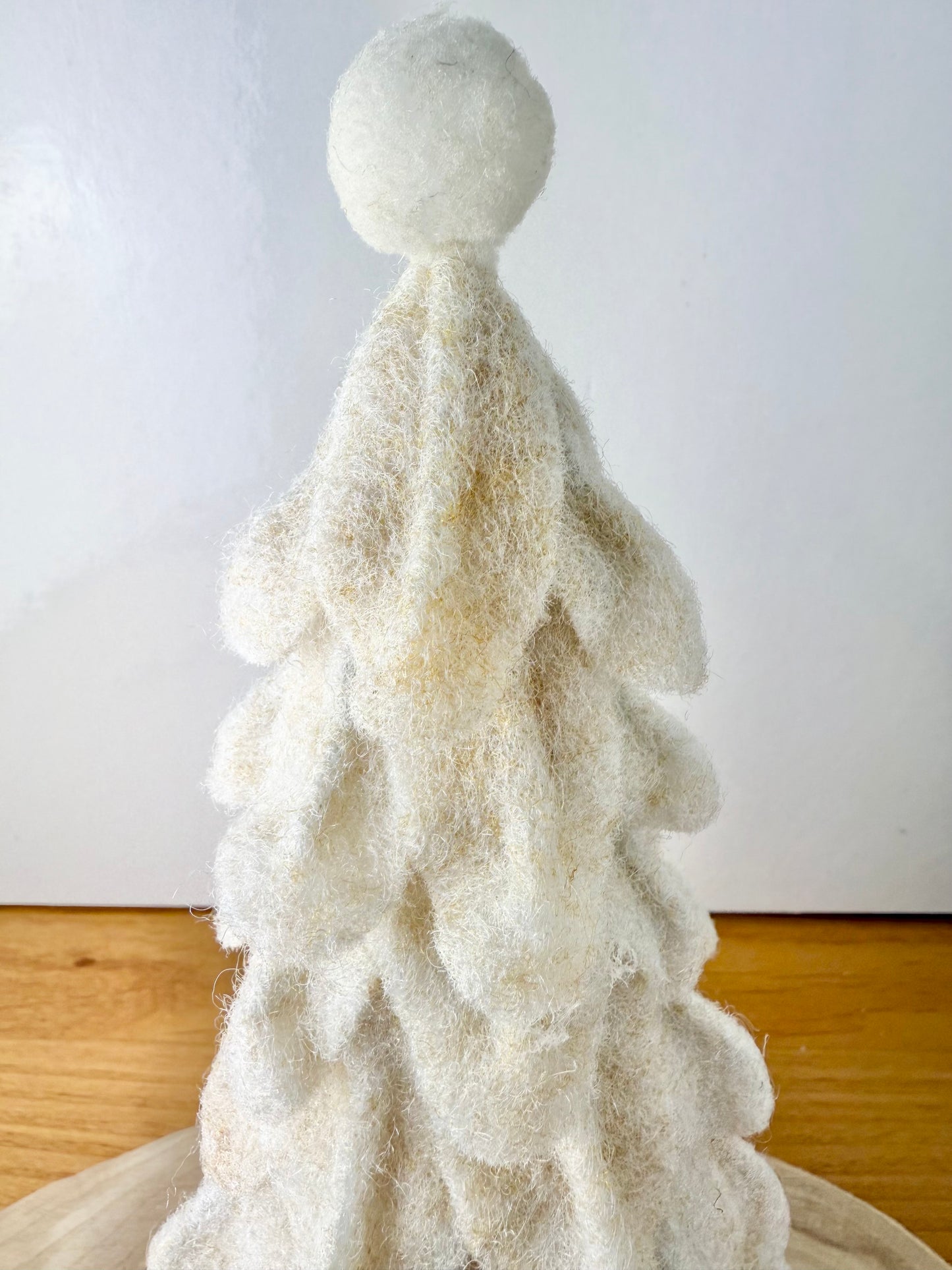 Felt Christmas Trees with pom poms - 2 colours