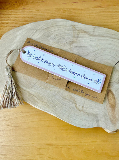 Gracefully Gifted Wooden Bookmarks - 4 designs
