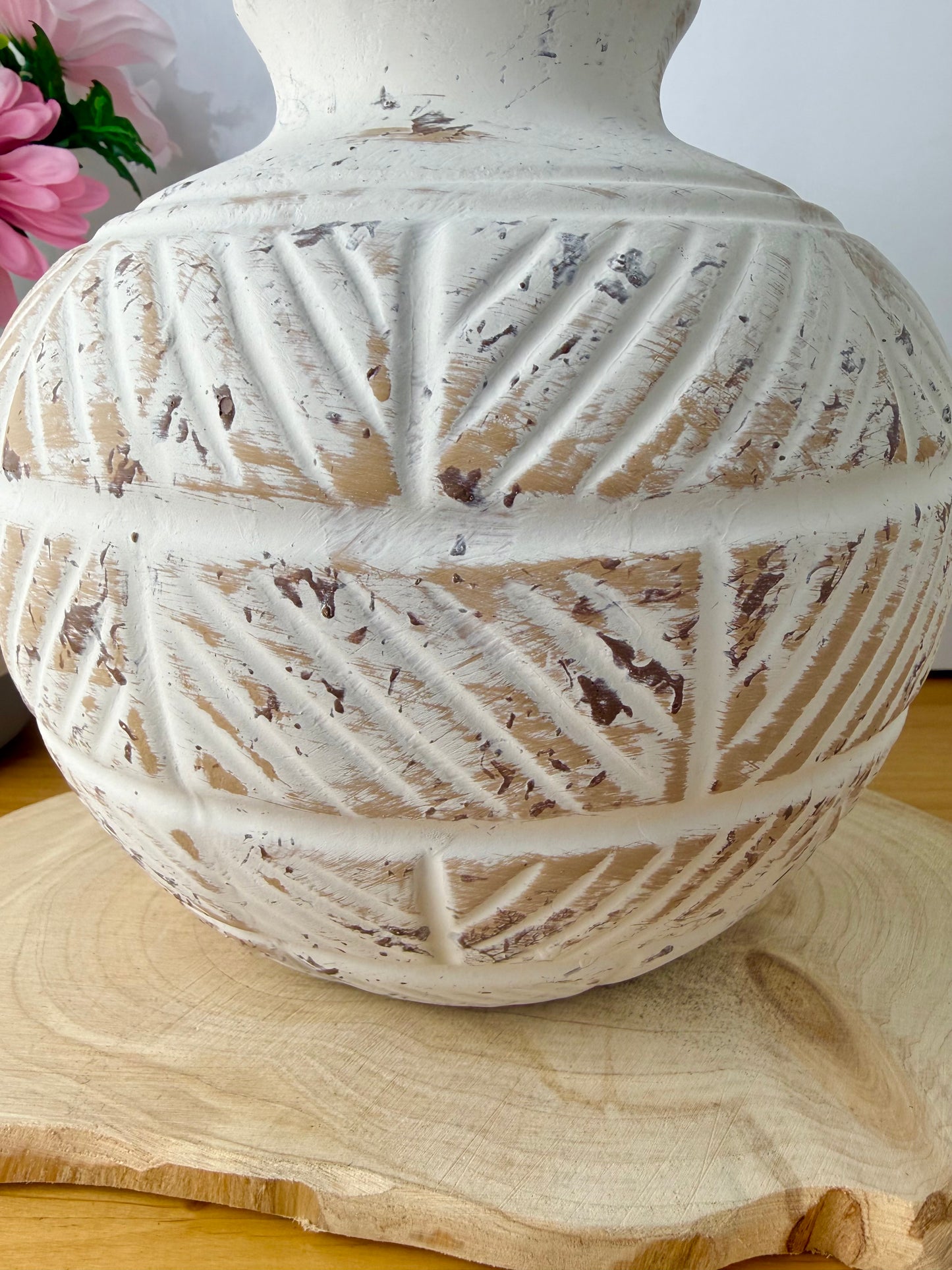 Aztec Round Vase - 2 Sizes