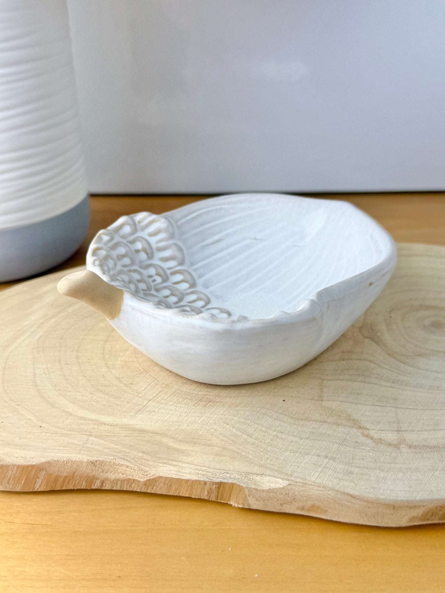 Acorn porcelain decorative tray