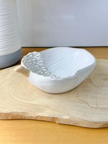 Acorn porcelain decorative tray