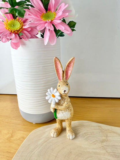 Jasper Rabbit with Daisy flower