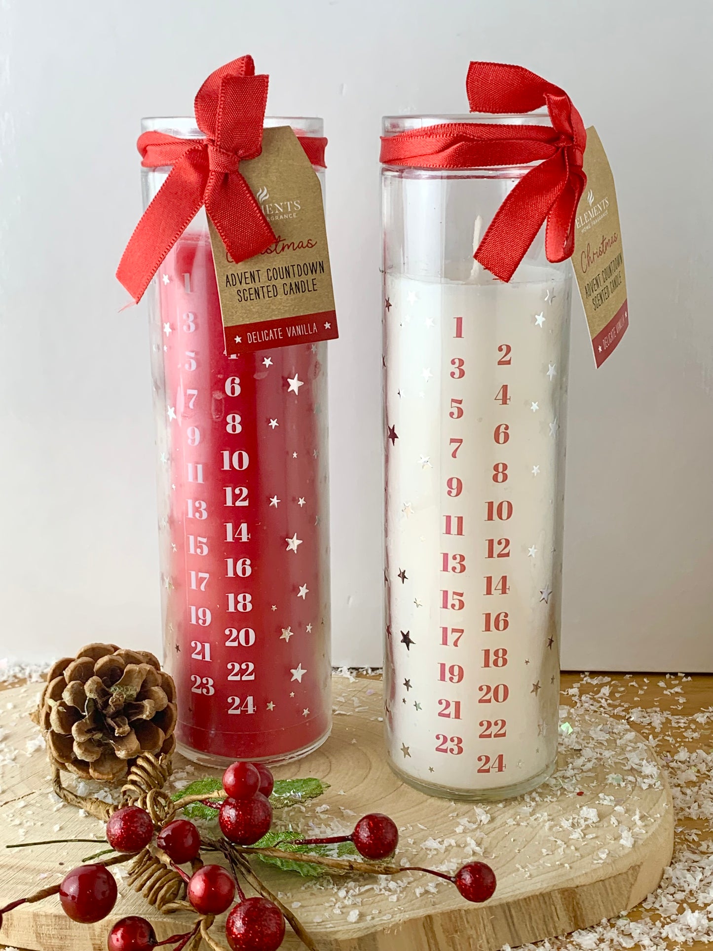 Vanilla Advent Candle - 2 colours