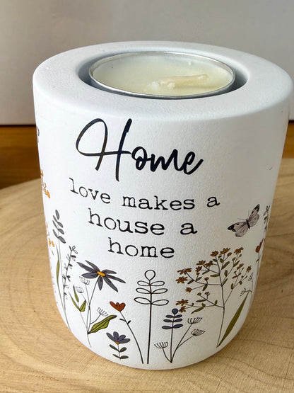 Flower Meadow Tealight Holder - Family or Home