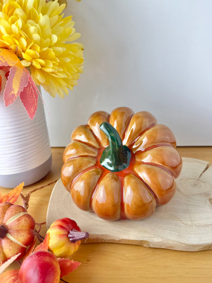 Orange slanted Pumpkins - 2 sizes