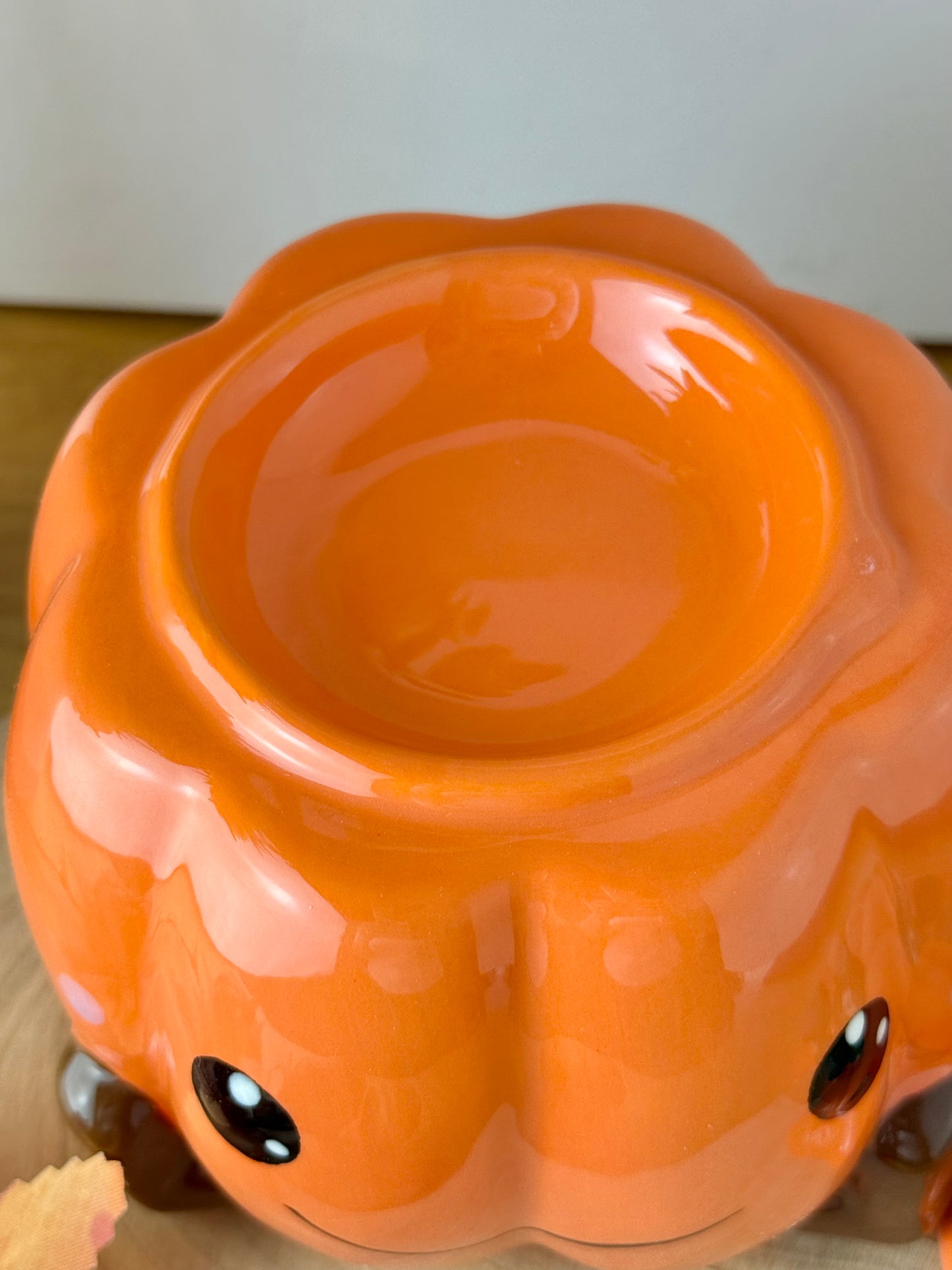 Orange Pumpkin Face Oil Burner/Wax melt burner