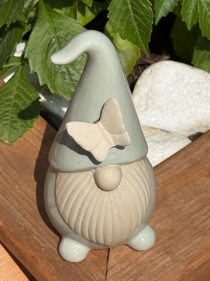 Green garden gnome