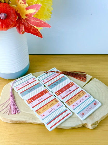Cosy Chapter Wooden Bookmarks