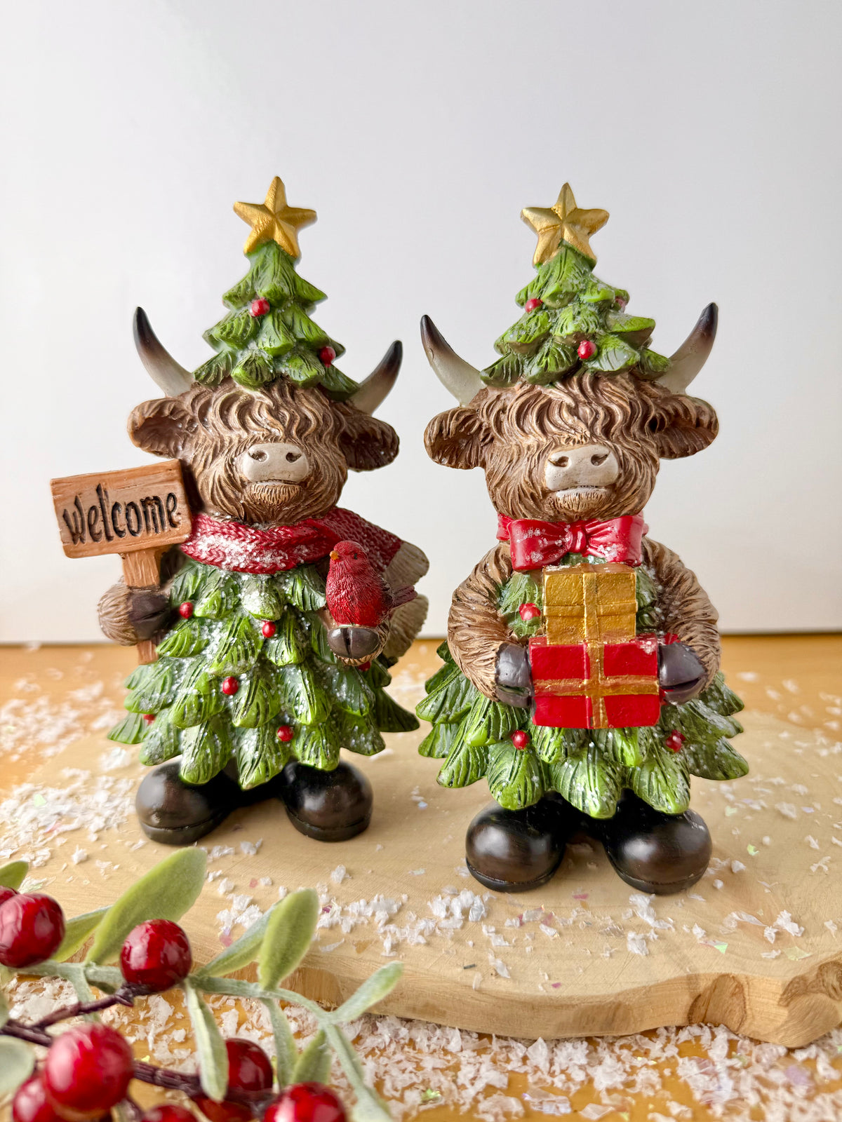 Highland Cow Christmas Tree Costume - 2 designs