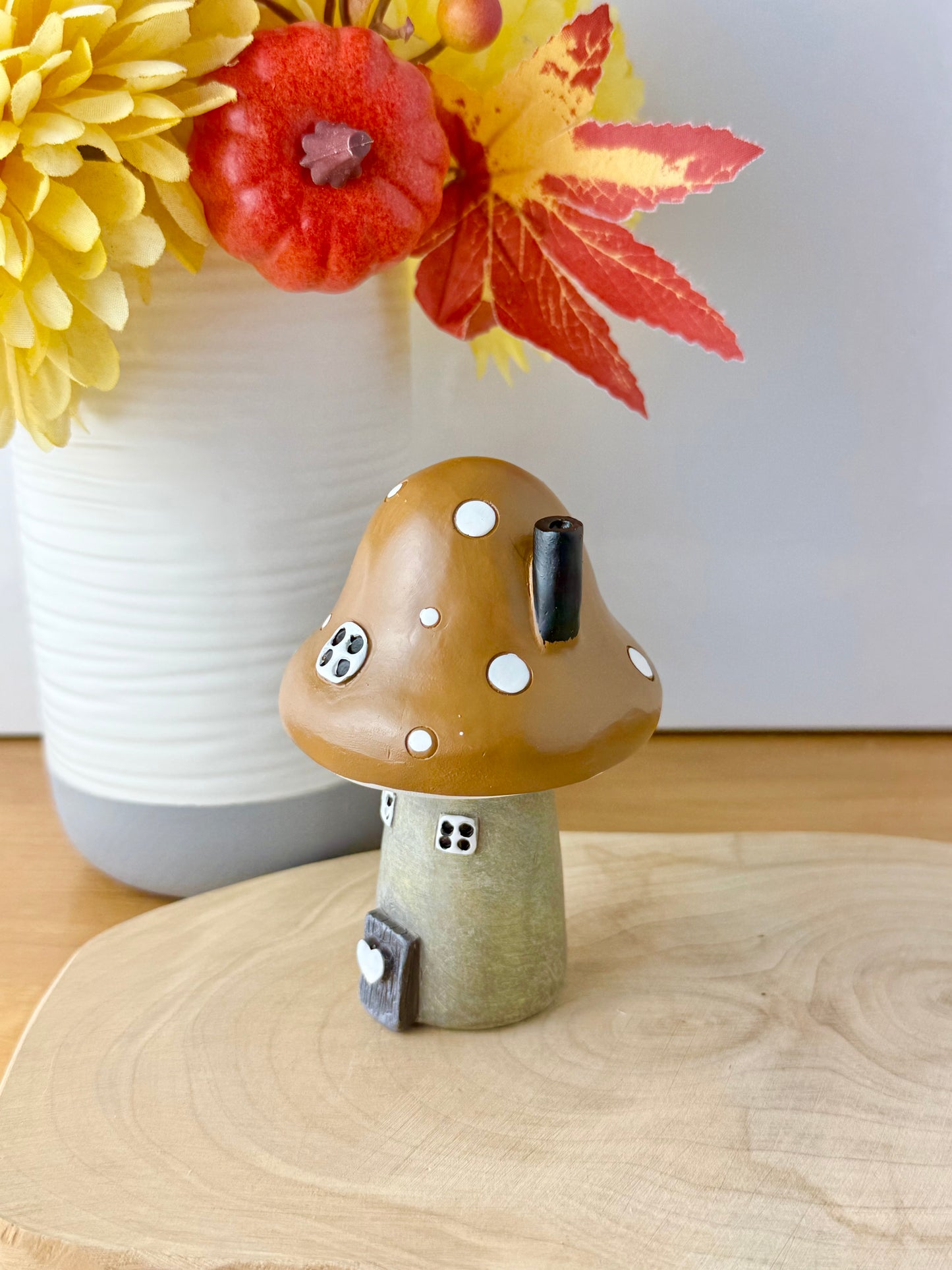 Brown Mushroom House
