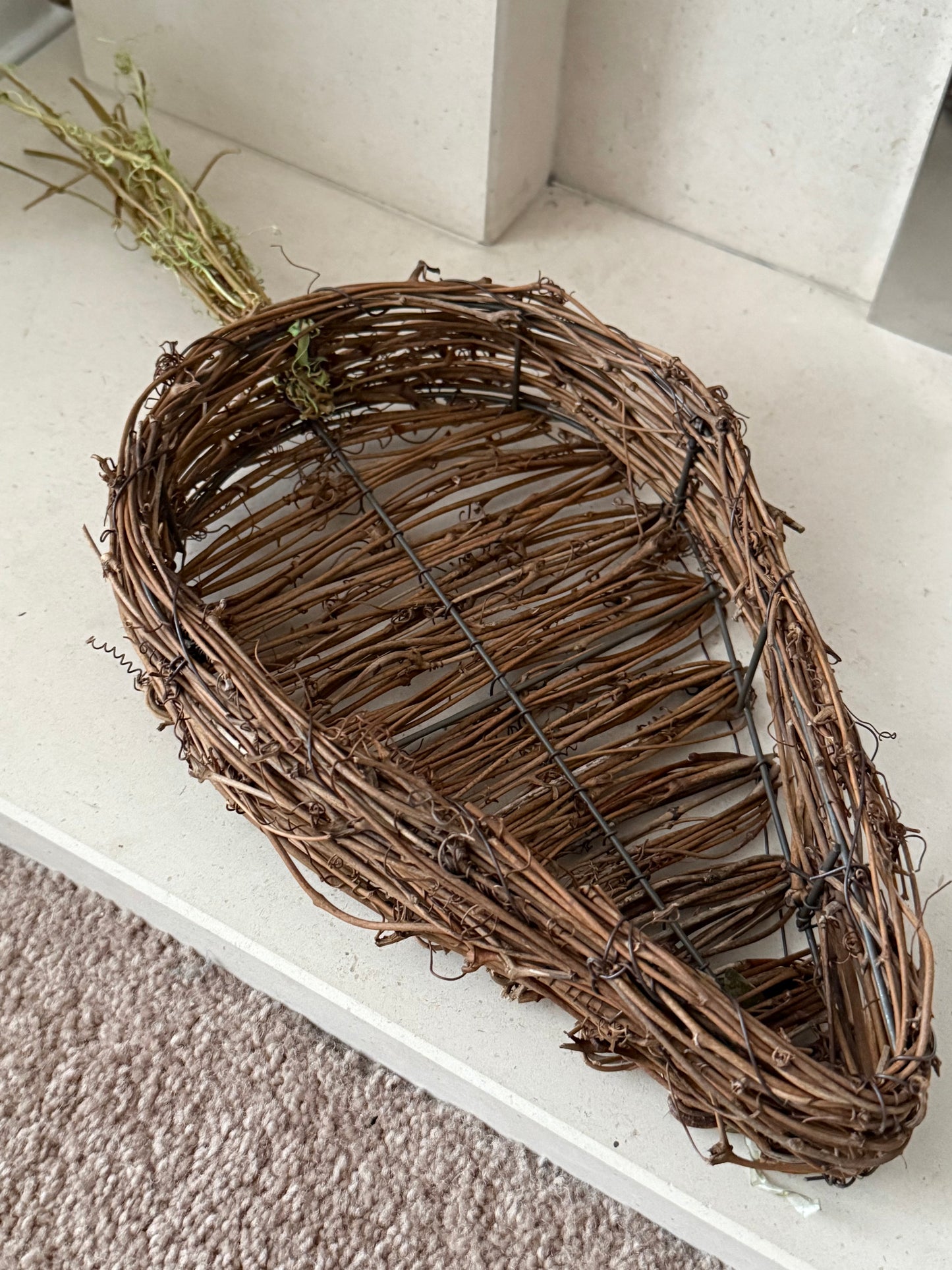 Rattan Carrot Tray