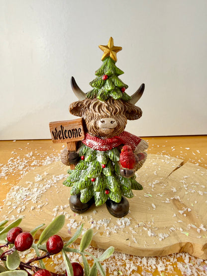 Highland Cow Christmas Tree Costume - 2 designs