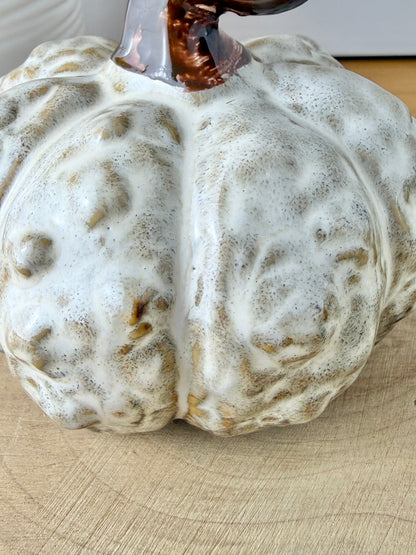 Glazed Pumpkin Ornaments - 2 sizes