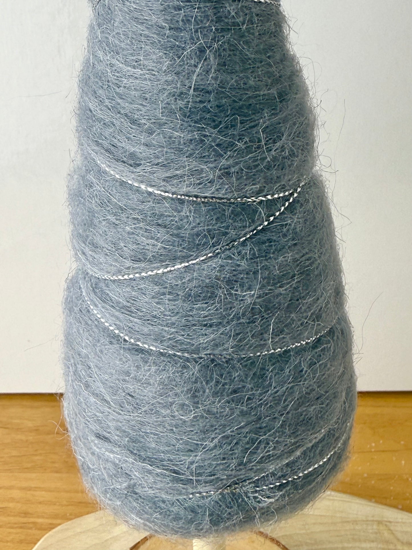 Felt Christmas Trees - Pair of Grey & Silver Trees