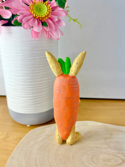 Jasper Rabbit in a carrot costume