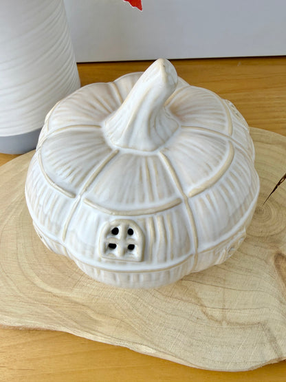 Light up Pumpkin House
