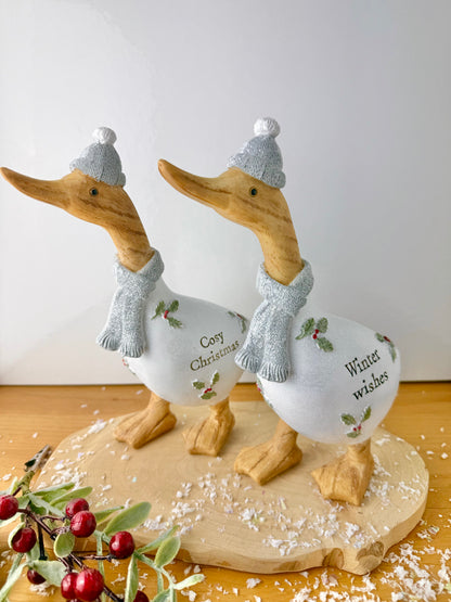 Christmas Sentiment Ducks