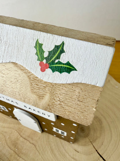 Christmas Pudding Wooden House
