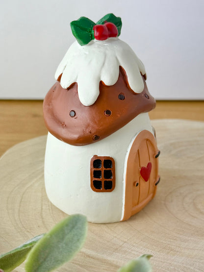 Christmas Pudding House - 2 sizes