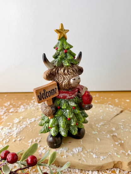 Highland Cow Christmas Tree Costume - 2 designs