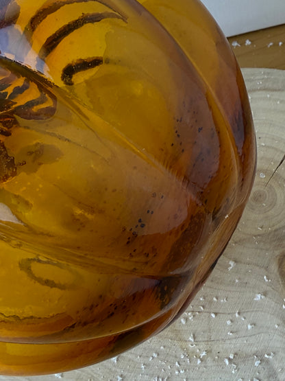 GlassAmber Pumpkin - large