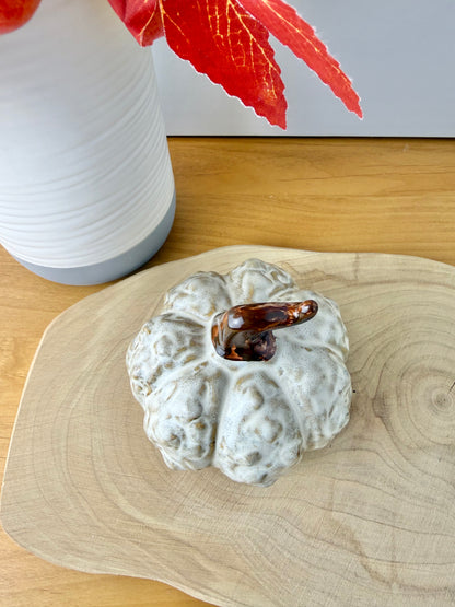 Glazed Pumpkin Ornaments - 2 sizes