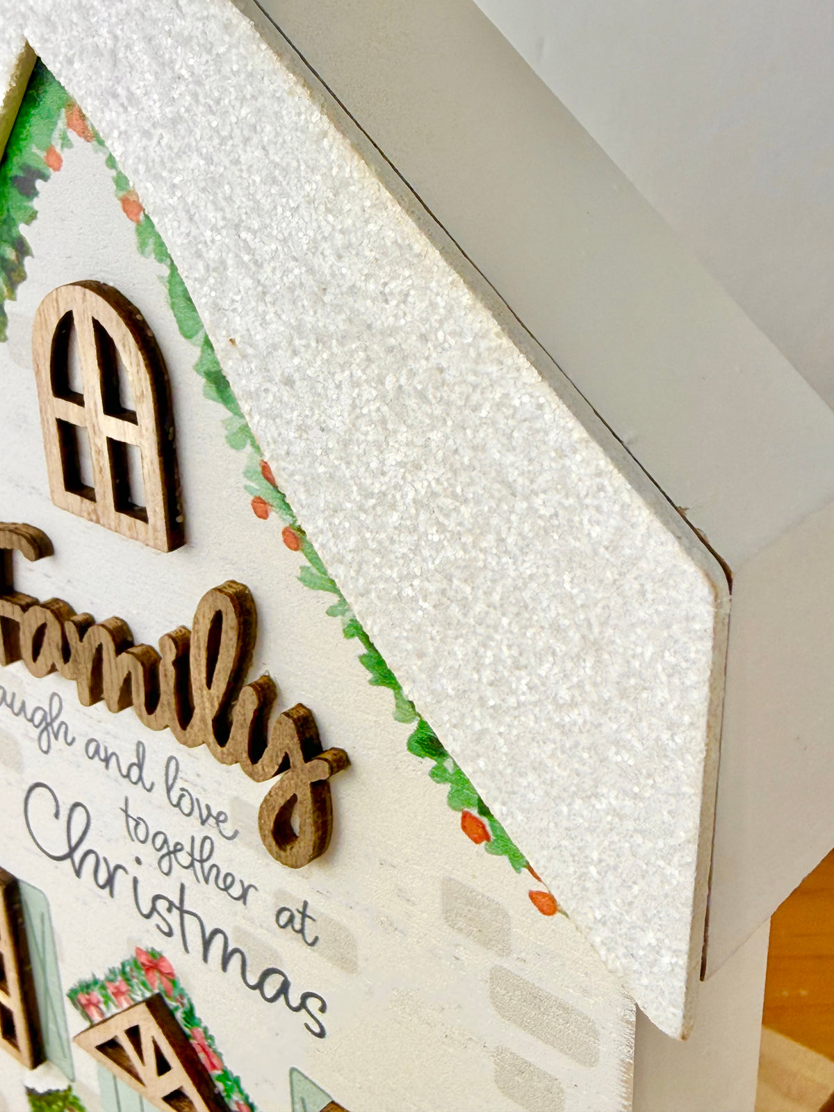 Holly Cottage Family Christmas Block