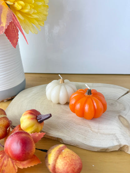 Set of 2 Pumpkin Candles