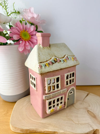 Village Pottery The Coffee Pot Tea Light Holder